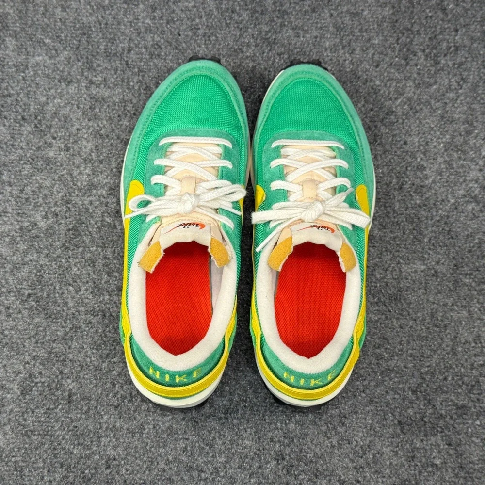 Nike Waffle Debut Vintage Sneaker Womens 10.5 Stadium Green Opti Yellow Athletic